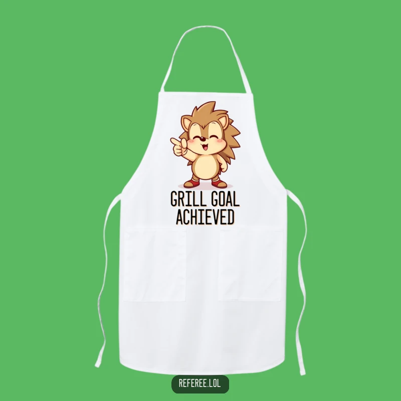 Funny Hedgehog Chef Apron - Cook with Purpose & Humor!