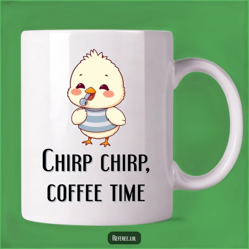 Funny Chick Whistle Mug: Adorable Fluffy Chick Gift, Perfect for a Cheerful Morning Brew!