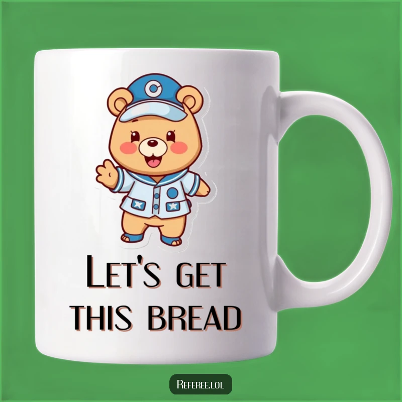 Funny Bear Coach Mug: Enthusiastic Sports Leader Gift for Team Spirit