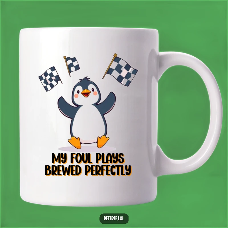 Funny Penguin Penalty Palooza Mug - Hilarious Gift for Skaters and Sports Fans