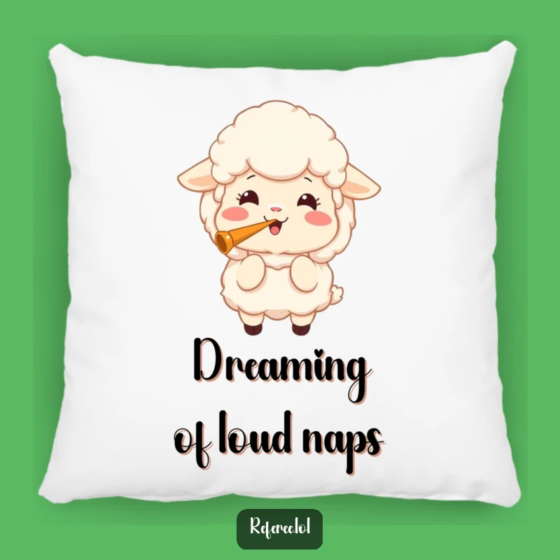 Funny Sheep Whistle Pillow: Cozy Comfort with a Joyful Design