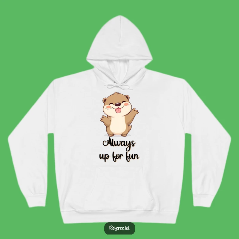 Funny Otter Hoodie: Cozy and Cheerful Water Friend, Great Gift