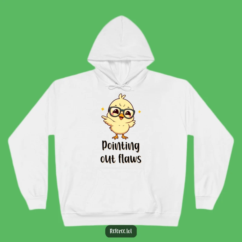 Funny Giggling Chick Hoodie: Cozy & Hilarious Apparel for Chilly Days and Laughs