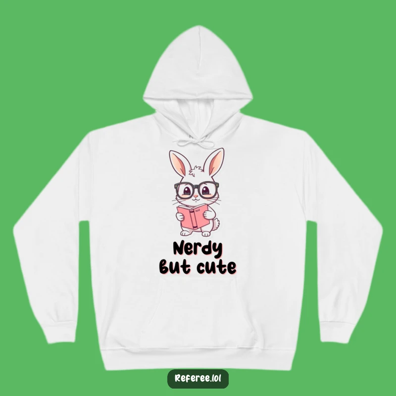 Funny Bunny Rule Book Hoodie: Cozy and Shy, The Perfect Bunny Gift for Book Lovers!