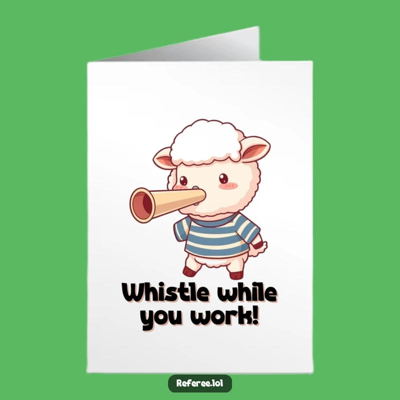 Free Printable Congrats Card: Sheep's Loudest Cheer - Funny Downloadable Gift