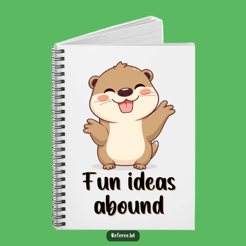Funny Otter Notebook: Joyful Grin for All Your Notes, Playful Gift