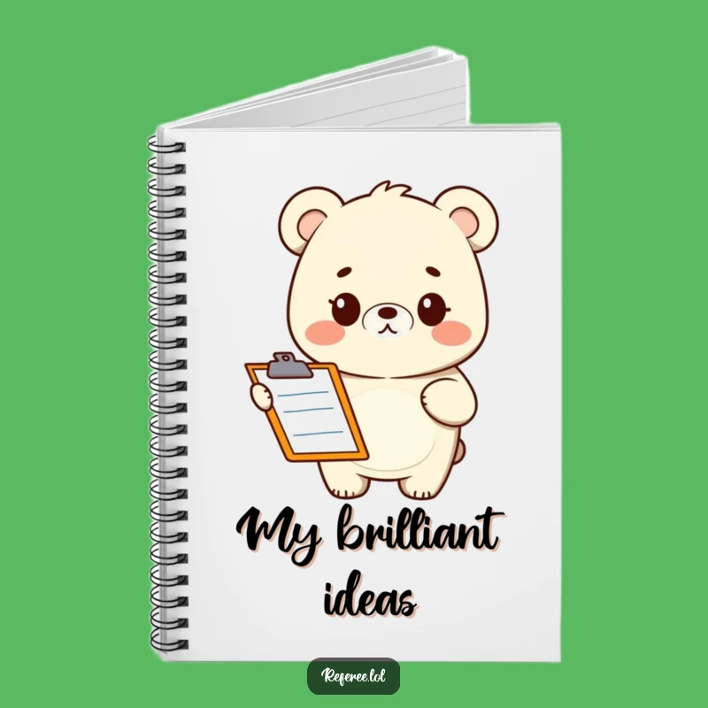 Funny Bear Clipboard Notebook: Jot Down Laughs, Perfect Gift for Organizers