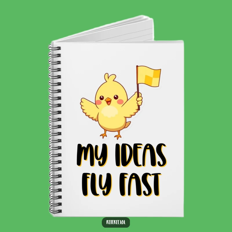 Funny Bird Flag Notebook: Jot Down Ideas with Racing Flair