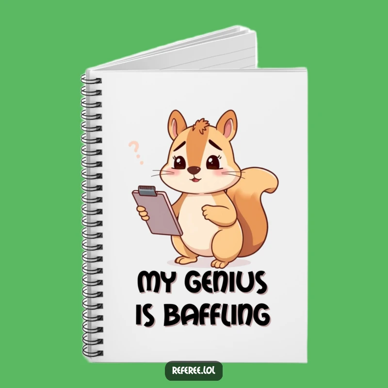 Funny Squirrel Notebook: Hilarious Office Supplies, Confused Critter Journal Gift