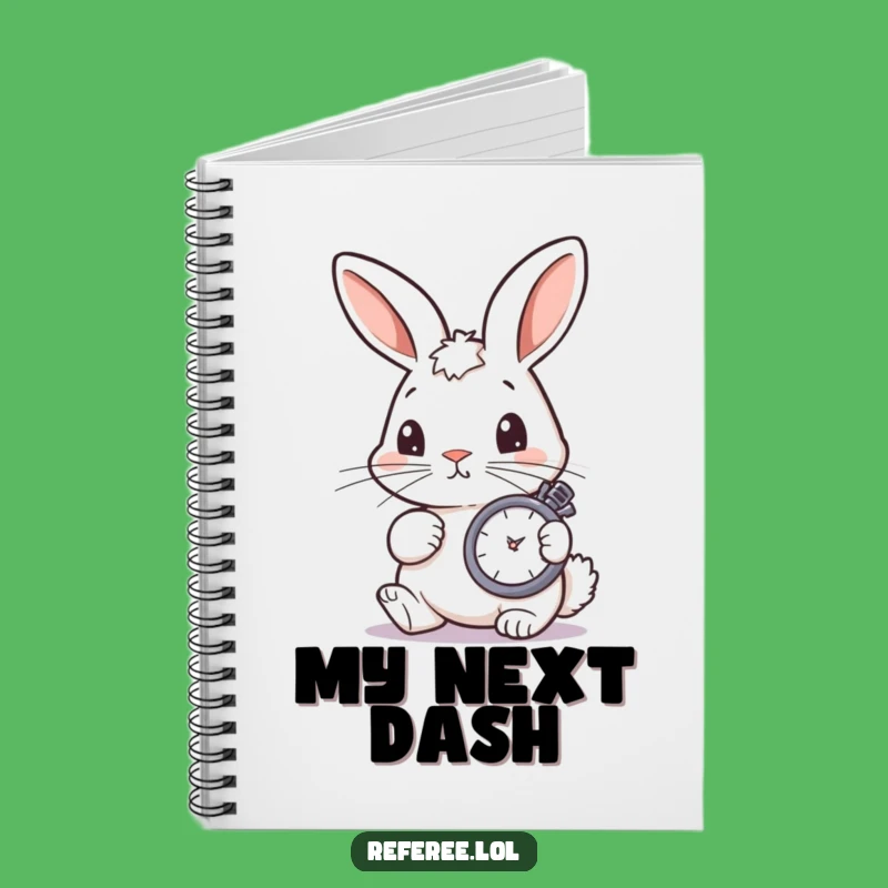 Funny Bunny Stopwatch Notebook - Plan Your Day with Humorous Focus!
