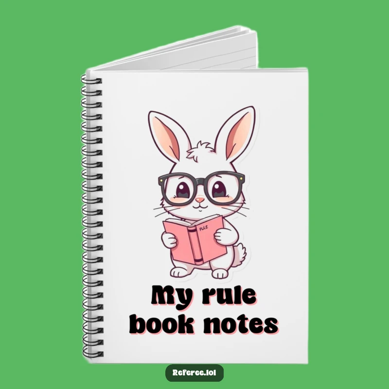 Funny Bunny Rule Book Notebook: Jot Down Rules with a Shy Bunny Gift!
