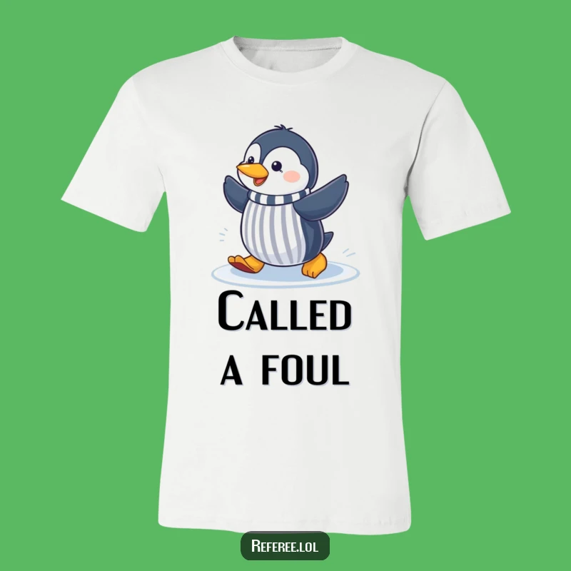 Funny Penguin Referee T-Shirt: Hilarious Sports Apparel for Fun-Loving People