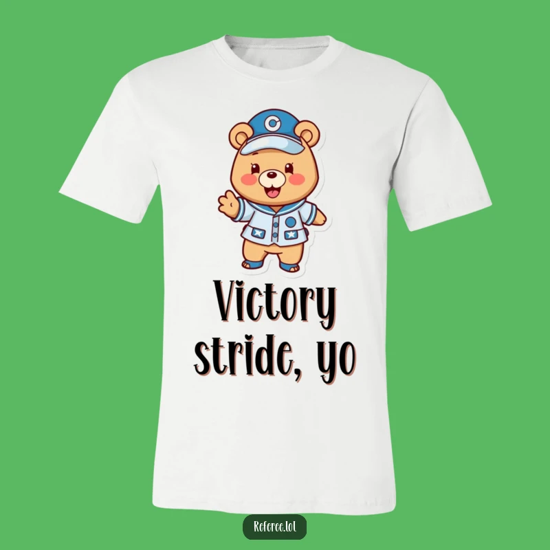 Funny Bear Coach T-Shirt: Energetic Team Spirit Apparel for Fans