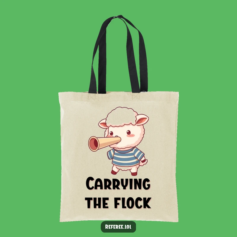Funny Sheep Whistle Tote Bag: Carry Your Essentials with a Smile!